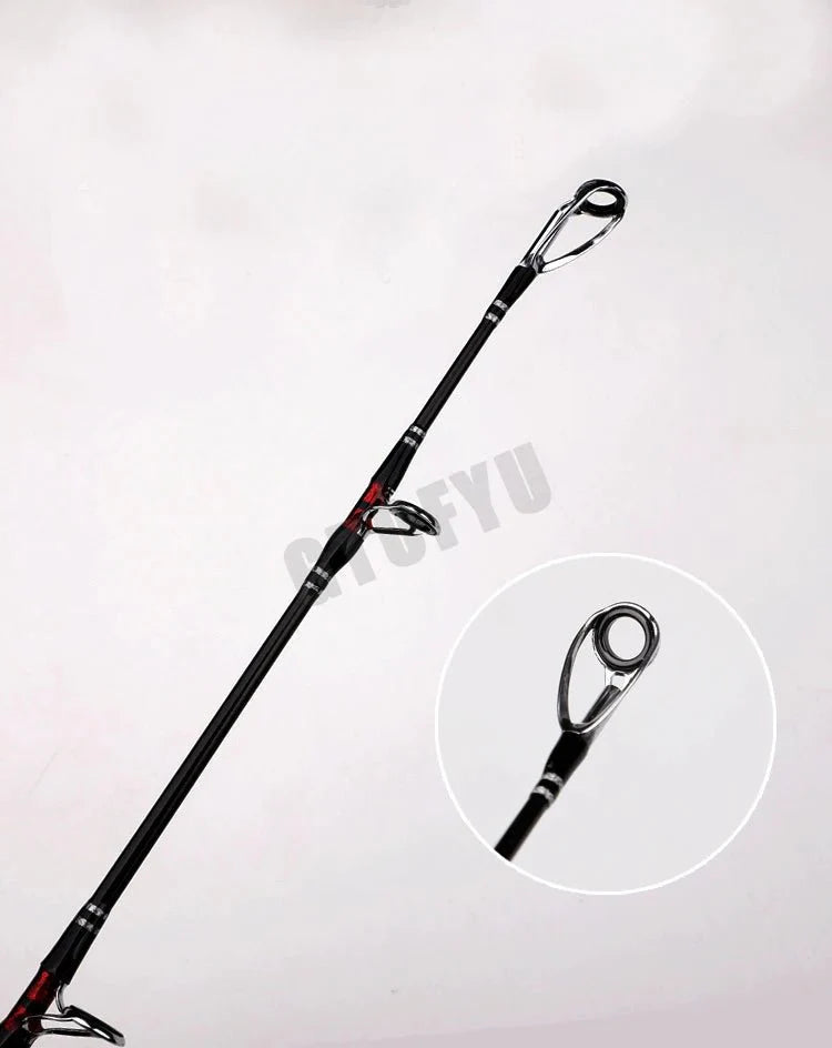 Vara de Pesca para Molinete 3 Seções Fuji Carbono 36T 2.1m