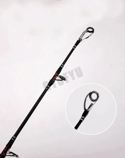 Vara de Pesca para Molinete 3 Seções Fuji Carbono 36T 2.1m