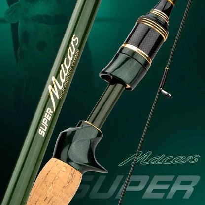 Vara de Pesca Molinete/Carretilha Cemreo Macars Cross Reverse Wire Carbon Original