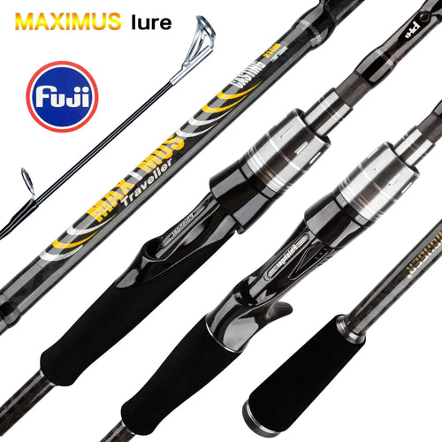 Vara de Pesca para Molinete MAXIMUS Traveller Fuji Original